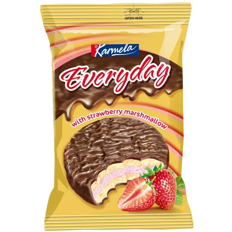 BISCUITI CU BEZEA SI GRANULE COLOR ETI PUF 18GR