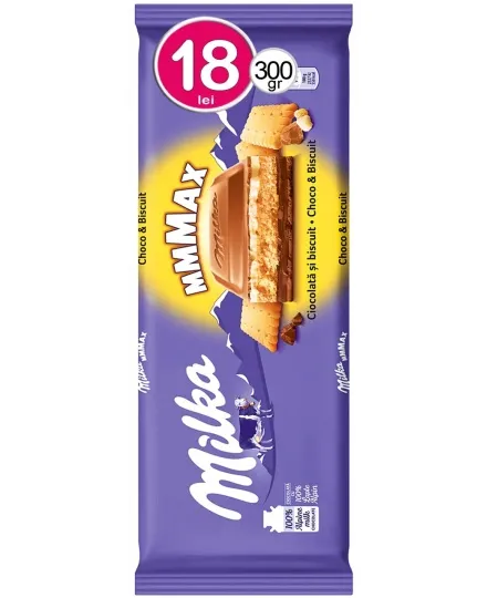 BISCUITI CU CIOCOLATA MILKA 150G