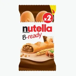 BISCUITI CU CR. CIOCO.SI ALUNE NUTELLA B READY 132G