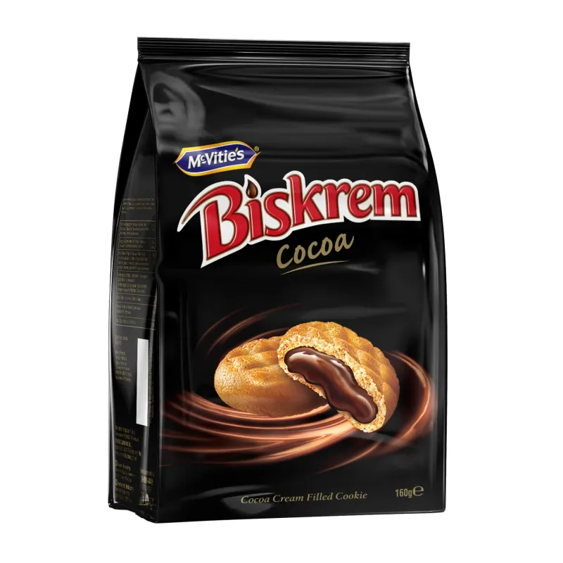 BISCUITI CU CR.CACAO BISKREM 160G