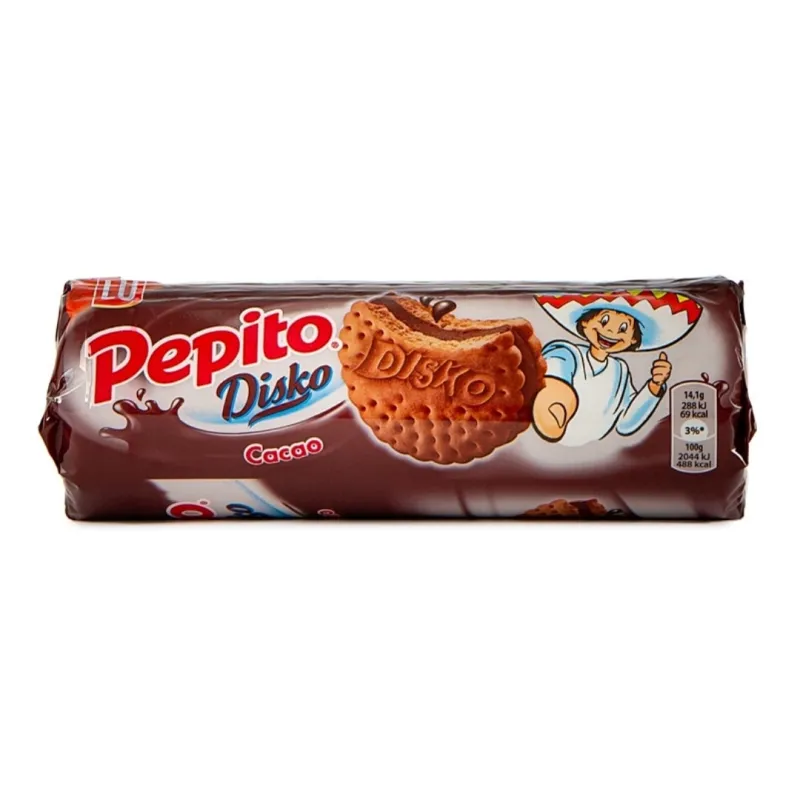 BISCUITI DISKOUMPL CU CR. CACAO. LU PEPITO 169GR