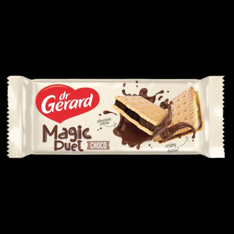 BISCUITI MAGIC DUET BLACK CHOCO 185G