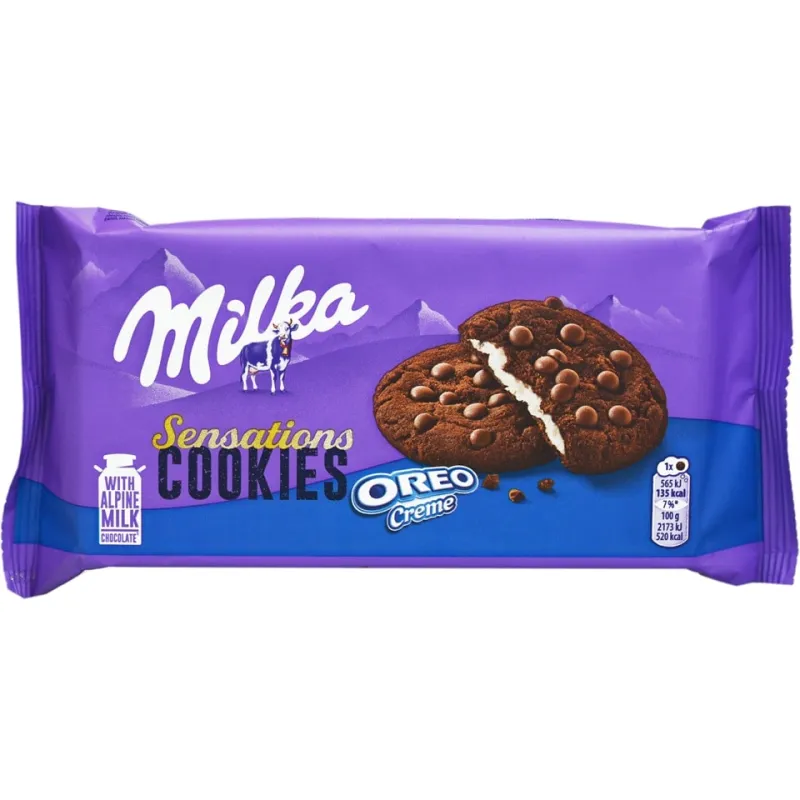 BISCUITI MILKA CREMA OREO 156 GR