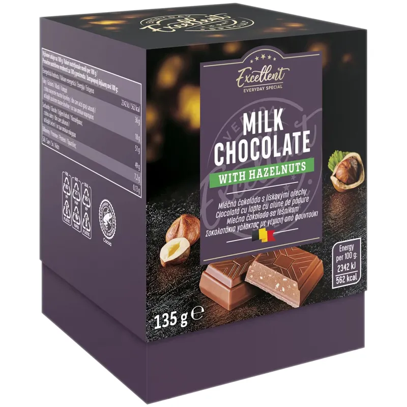 BISCUITI MILKA NUT CU ALUNE  135G