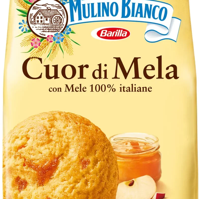 BISCUITI MULINO BIANCO CUOR DI MELA CU GEM DE MERE 250 GR