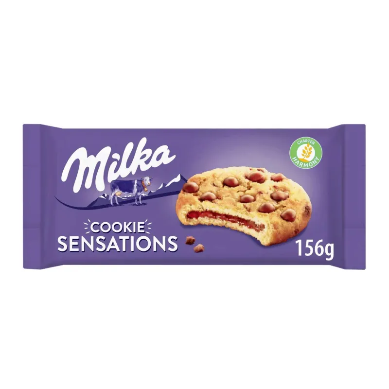BISCUITI SENSATIONS CHOCO MILKA 156G