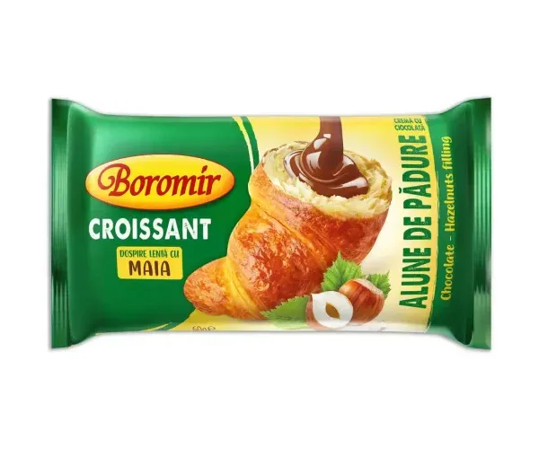 BOROMIR CROISSANT CR CU CIOCOLATA SI ALUNE PADURE 60G