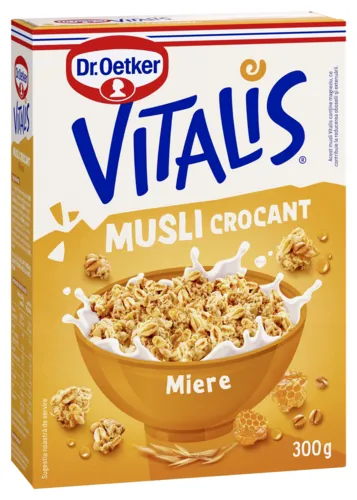CEREALE MUSLI CROCANT MIERE VITALIS 300GR