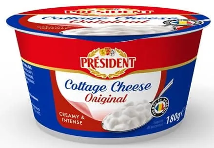 COTTAGE CHEESE PRESIDENT ORIGINAL 180 G
