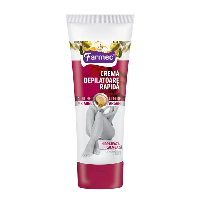 CR DEPILATOARE RAPIDA ULEI DE ARGAN FARMEC 150ML