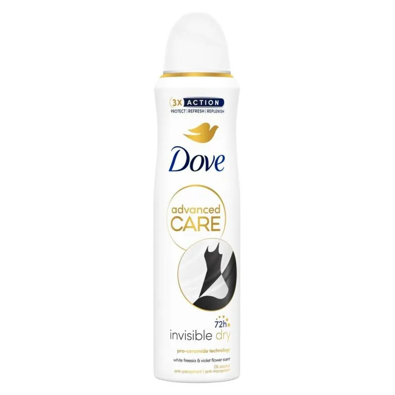 DEO DOVE WOM ADVANCED CARE INVISIBLE DRY 150ML