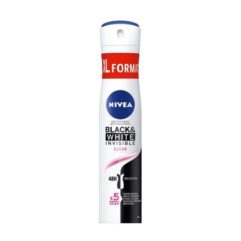 DEO SPRAY BLACK WHITE CLEAR NIVEA 150ML