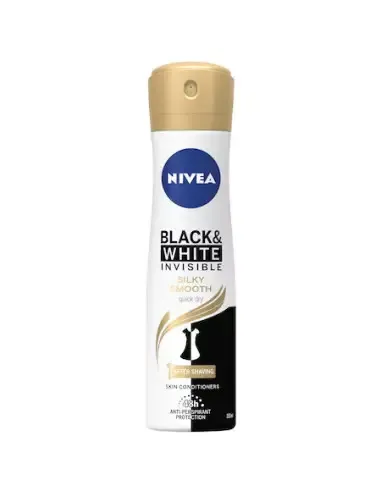 DEO SPRAY BLACK WHITE SILKY SMOOTH NIVEA 150ML