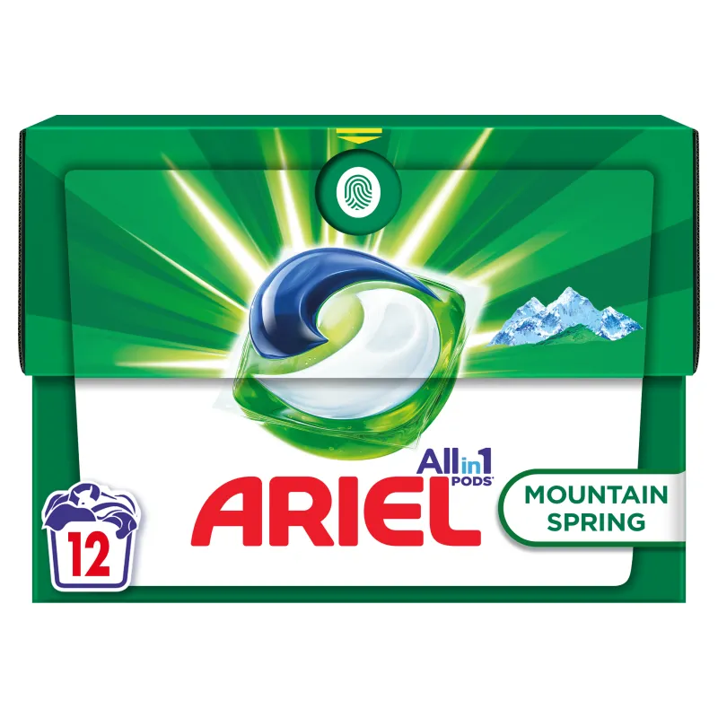 DETERGENT ARIEL SPRING CAPSULE 12