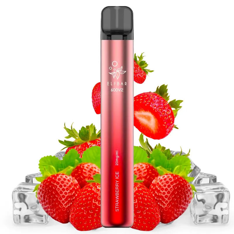 ELF BAR 600 V2 STRAWBERRY ICE BUC