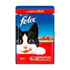 FELIX FANTASTIC BEEF POUCH 85G