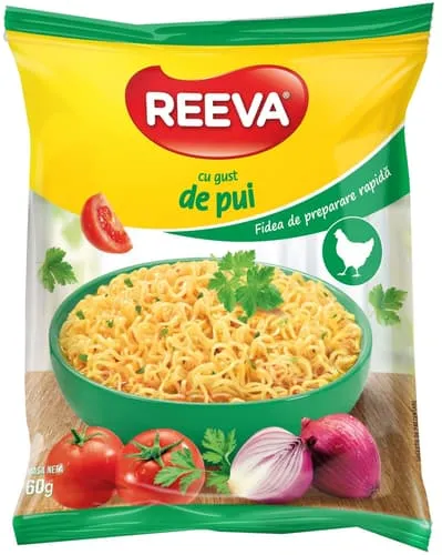 FIDEA CU GUST DE PUI REEVA 60G