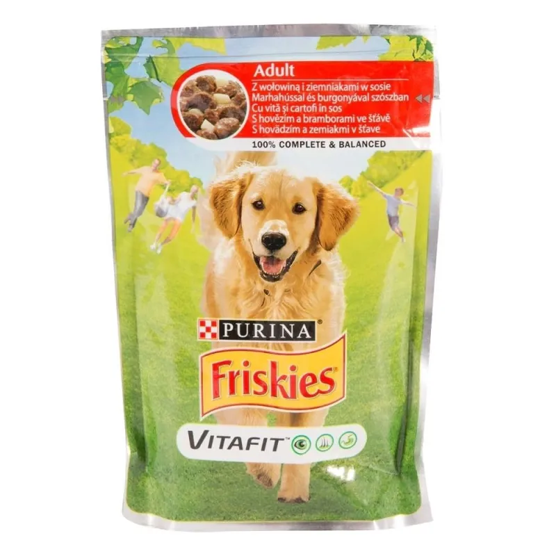 FRISKIES ADULT DOG VITA & CARTOFI 85G
