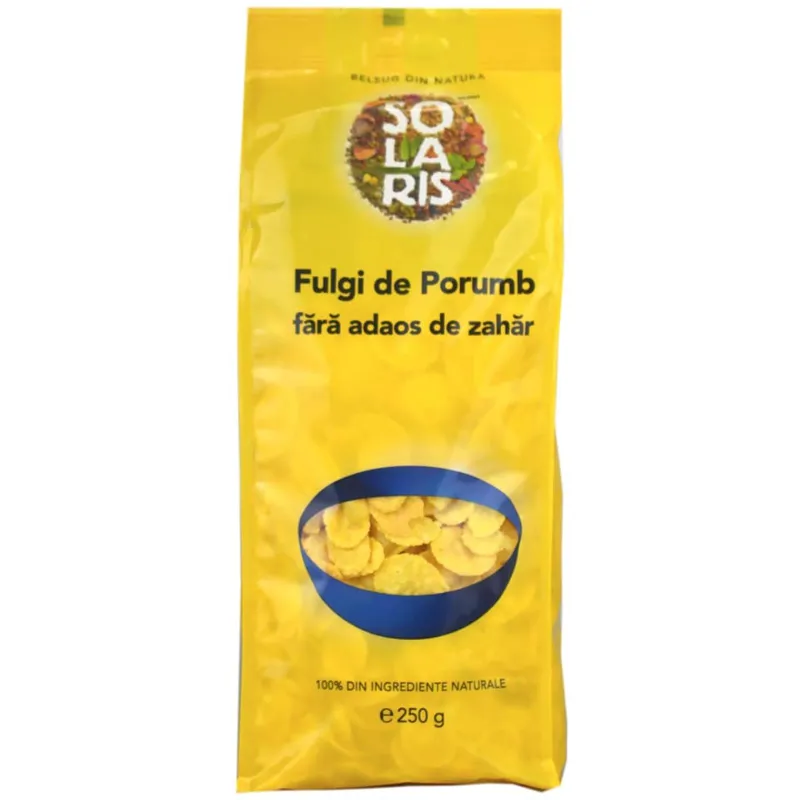 FULGI DE PORUMB FARA AD ZAHAR SOLARIS 250G