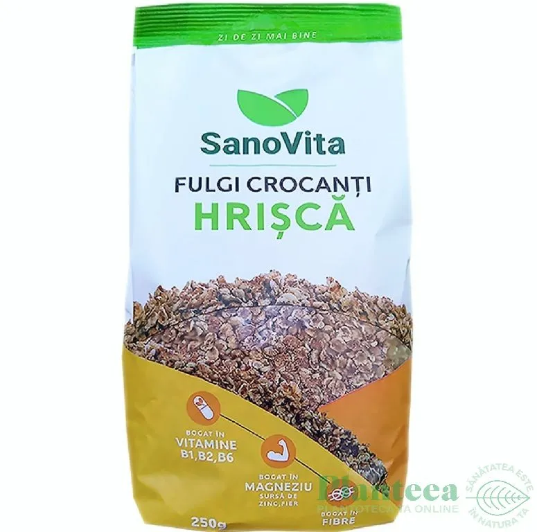 FULGI HRISCA CRISPY SANO VITA 250G