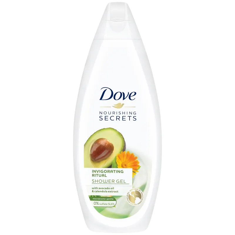 GEL DUS INVIGORATING AVOCADO DOVE 250ML