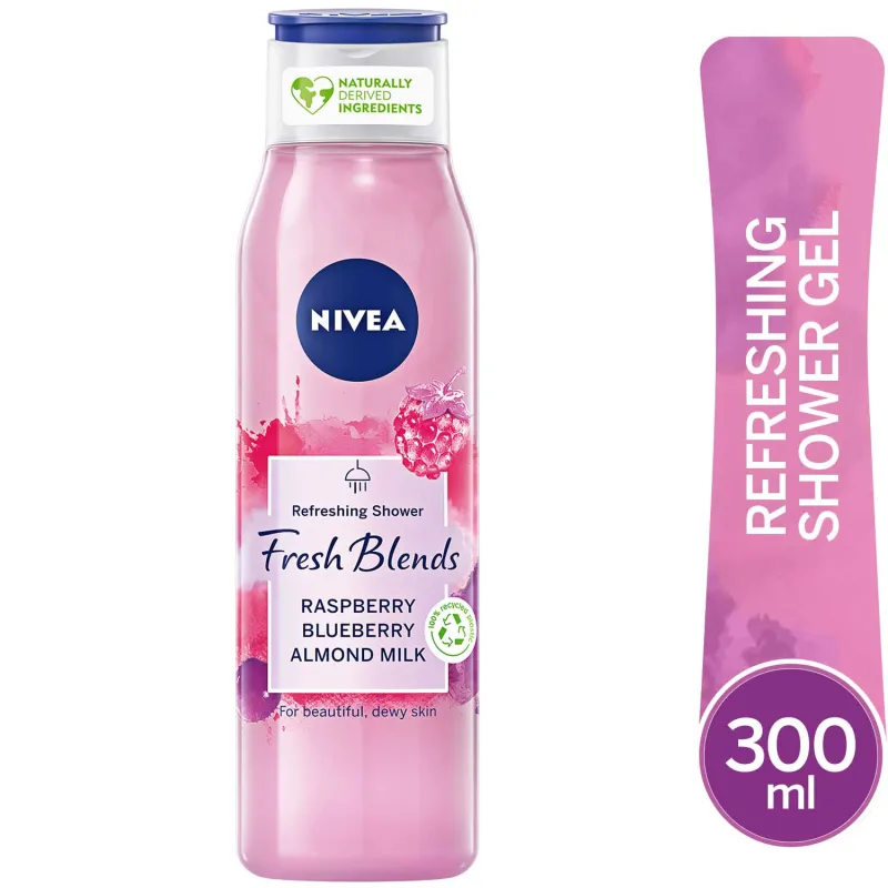 GEL DUS NIVEA FRESH BLENDS RASPBERRY 300ML
