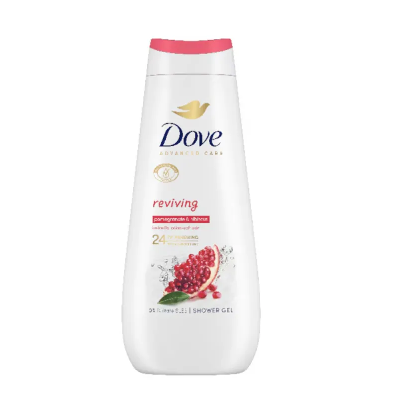 GEL DUS POMEGRANATE&HIBISCUS DOVE 250ML