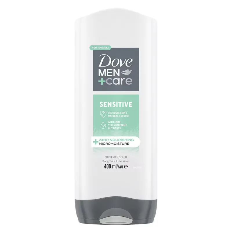GEL DUS SENSITIVE SKIN DOVE 250ML