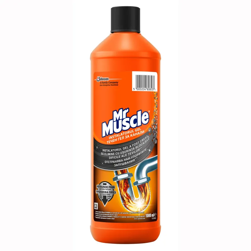 GEL PENTRU DESFUNDAREA TEVILOR MR MUSCLE 1000ML