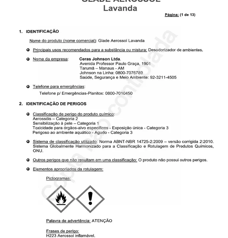 GLADE AEROSOL LAVANDA 300ML