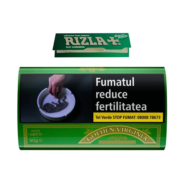 GOLDEN VIRGINIA GREEN 50GR