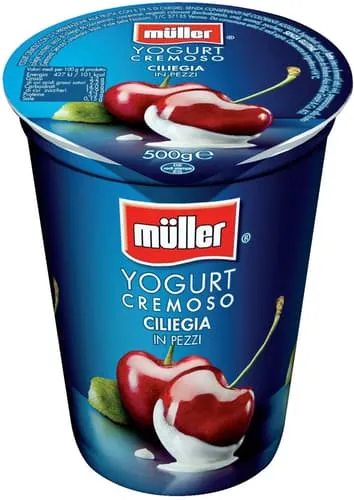 IAURT CREMA MULLER CU PIURE CIRESE 125G