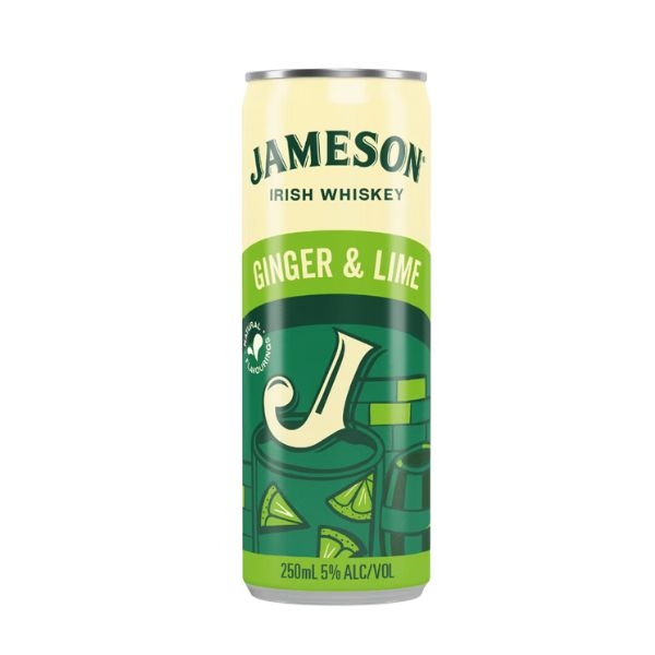 JAMESON AR.GHIMBIR&LIMETA 5% 0.25LSGR