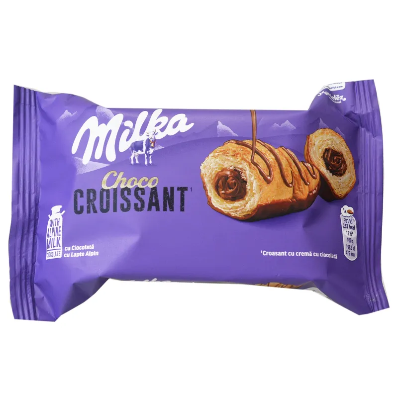 MILKA CROISSANT CU CR.DE CIOCO. 50GR