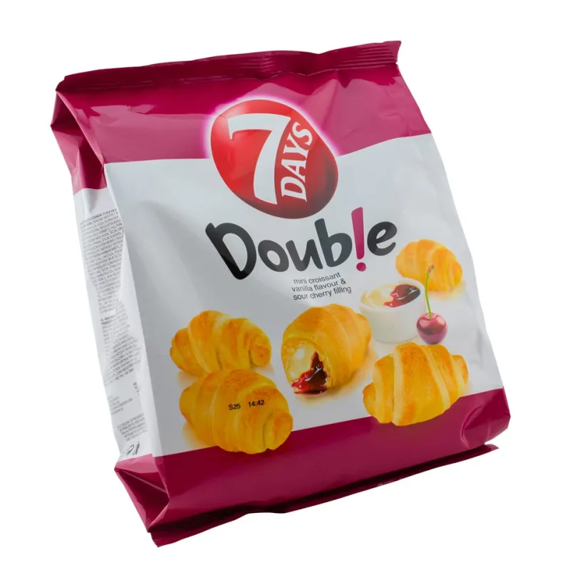 MINI CROISSANT DOUB CU UMPL AR.CIRESE 185G