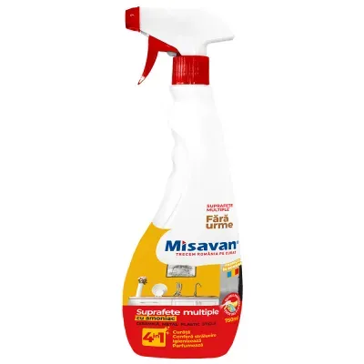 MISAVAN MULTISUPRAFETE CU AMONIAC 4IN1 750ML
