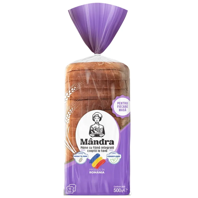 PAINE ROT CU FAINA NEAG V.P 500G