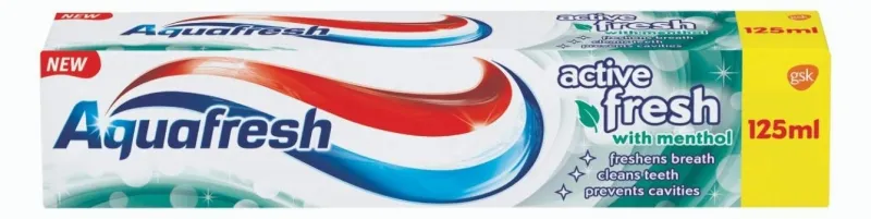 PASTA DINTI ACTIVE FRESH AQUAFRESH 125ML