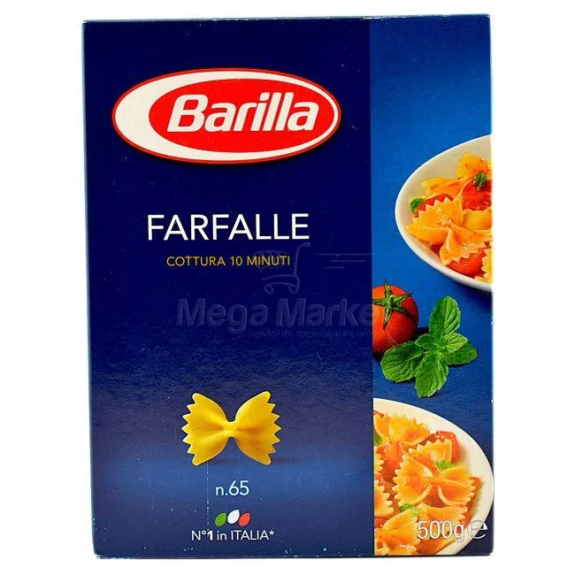 PASTE BARILLA FARFALLE 500GR