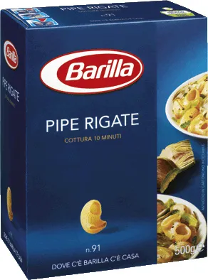 PASTE PIPE RIGATE NR91 BARILLA 500G