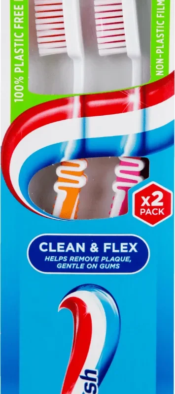 PERIUTA DINTI AQUAFRESH CLEAN FLEX TWIN