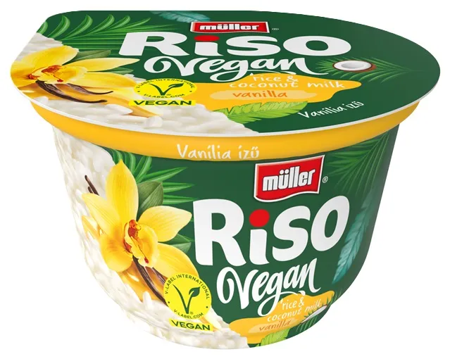 PUDDING DE CIOCO CU  SOS VANILIE MULLER 450GR