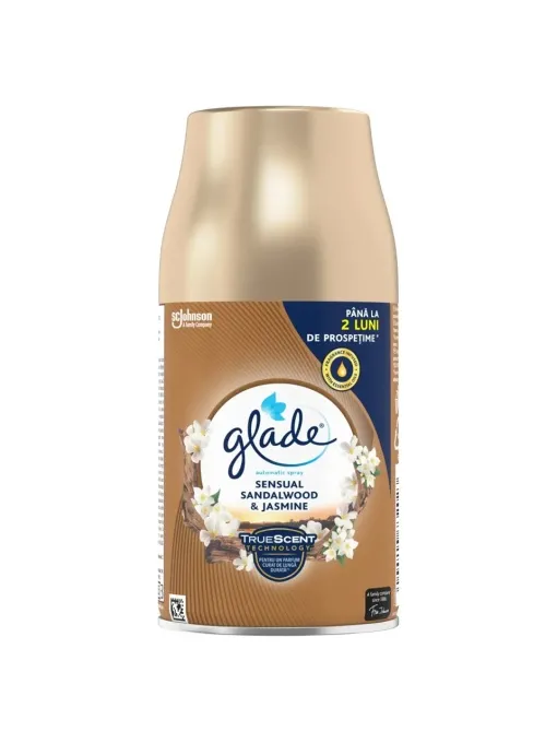 REZERVA ODORIZANT DE CAMERA GLADE  SPRAY SENSUAL SANDALWOOD & JASMINE 269ML