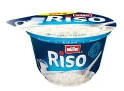 RISO OREZ CU LAPTE CU DULCEATA CAPSUNE MULLER 200G