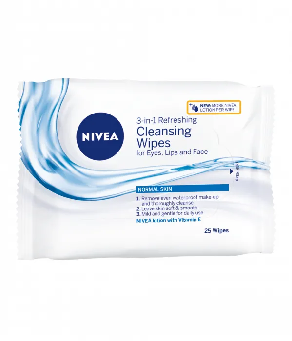 SERVETELE DEMACHIANTE REFRESHING NIVEA 25 BUC