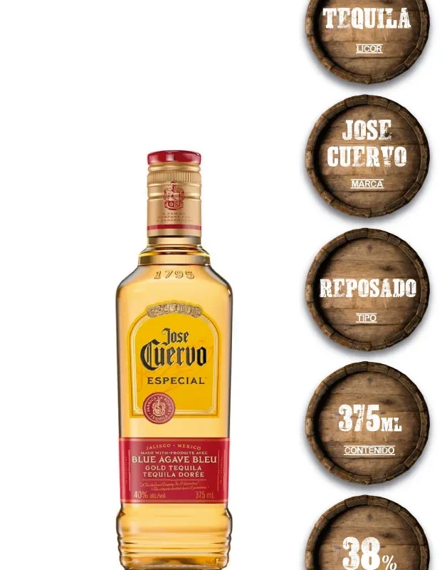 TEQUILA JOSE CUERVO ESPECIAL REPOSADO 0.7L SGR