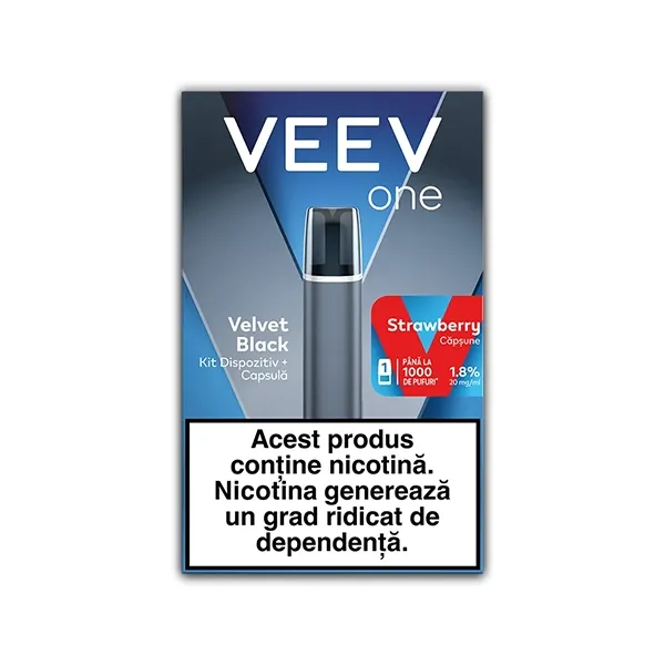 VEEV ONE VELVET BLACK STRAWBERRY
