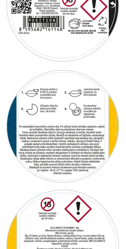 VELO BRIGHT SPEARMINT 4MG