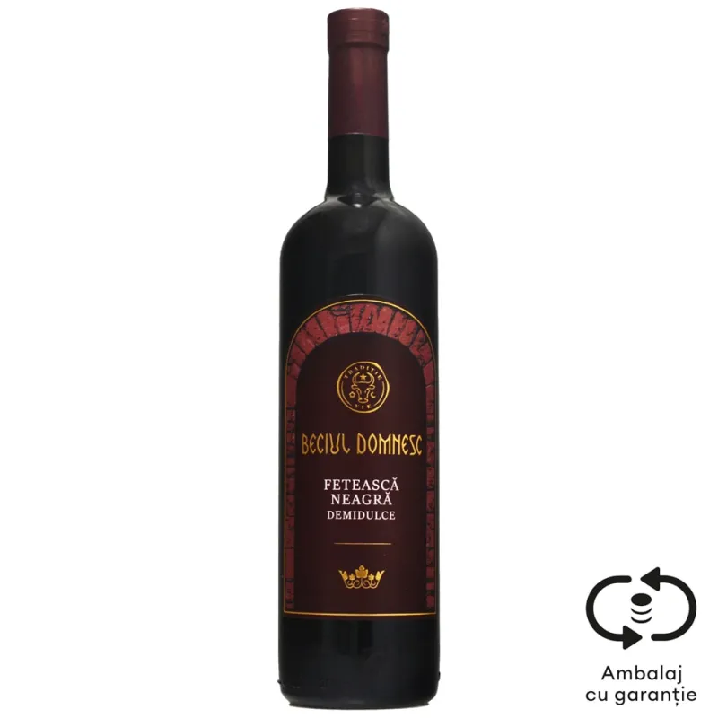VIN BECIUL DOMNESC FETEASCA  NEAGRA DEMIDULCE MINI 0.187L SGR
