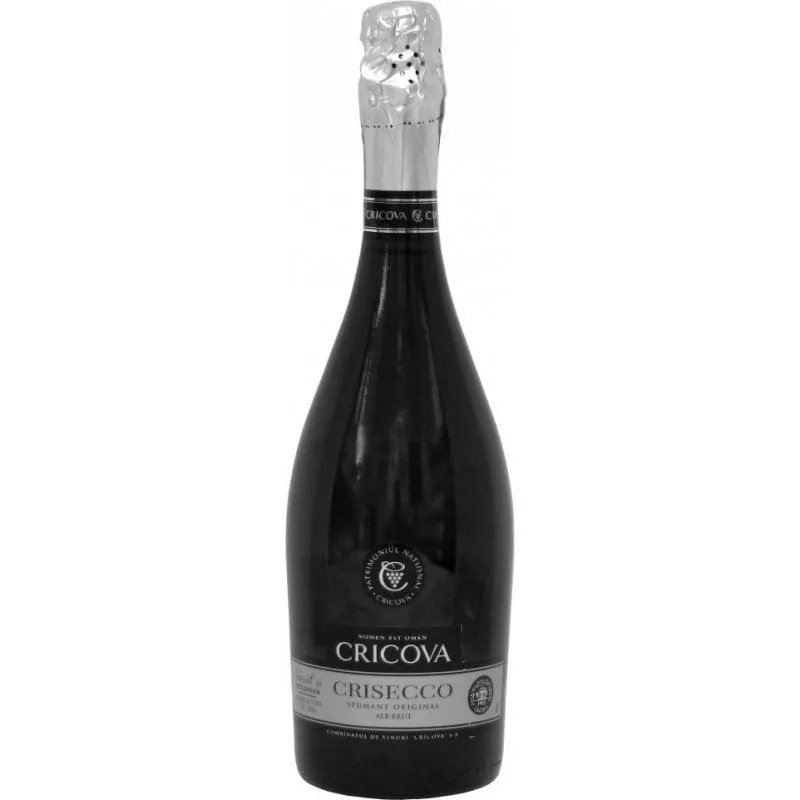 VIN SPUMANT CRICOVA CRISECCO ALB BRUT 0.75L SGR